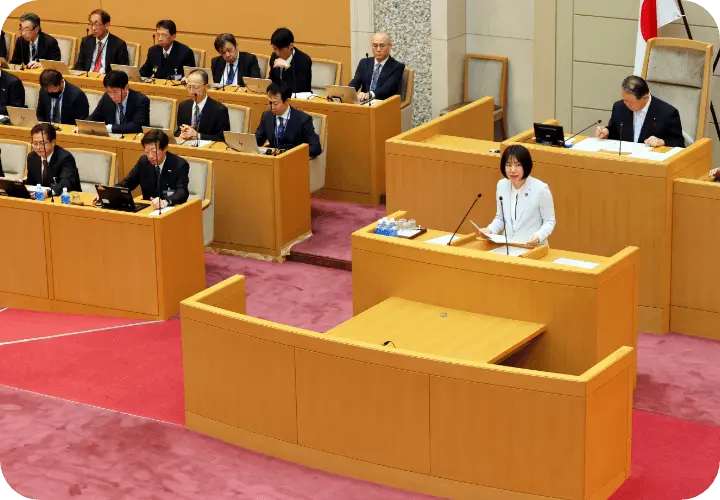 議会をしている様子